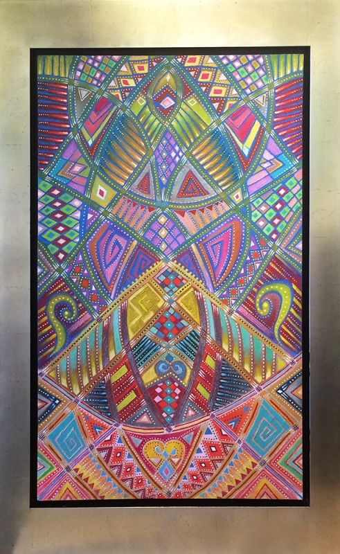 Colorful Maze by artist Felipe de Jesús